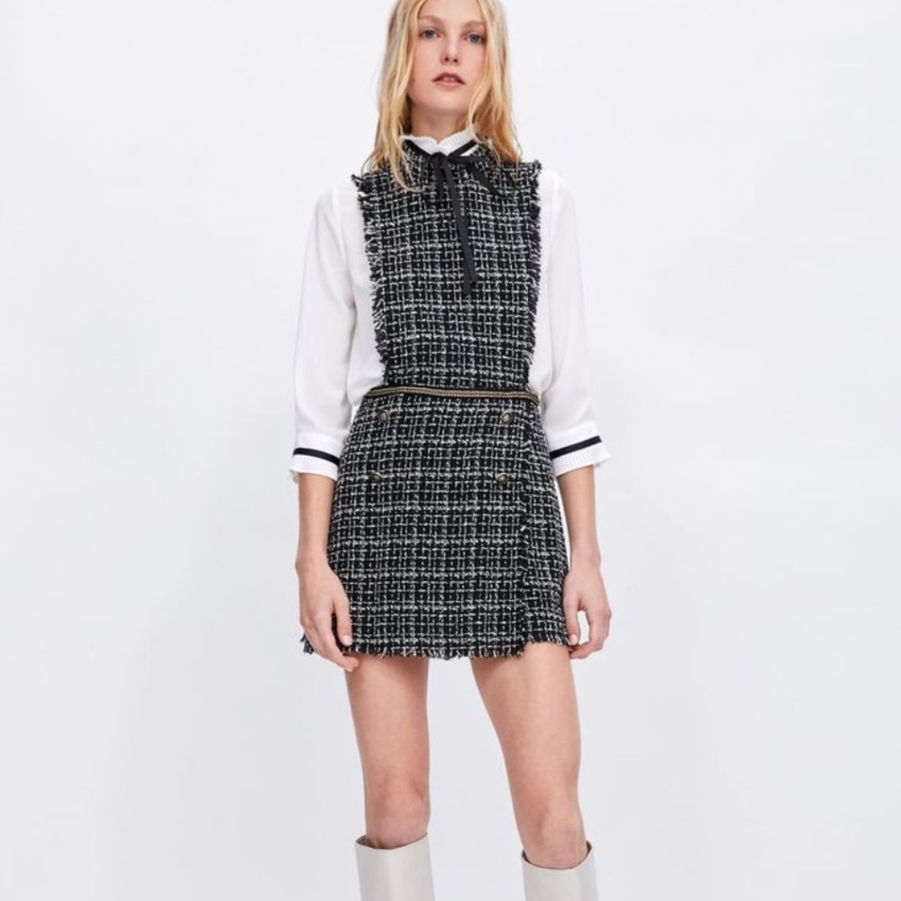 ZARA - tweed jumpsuit. Size XS.